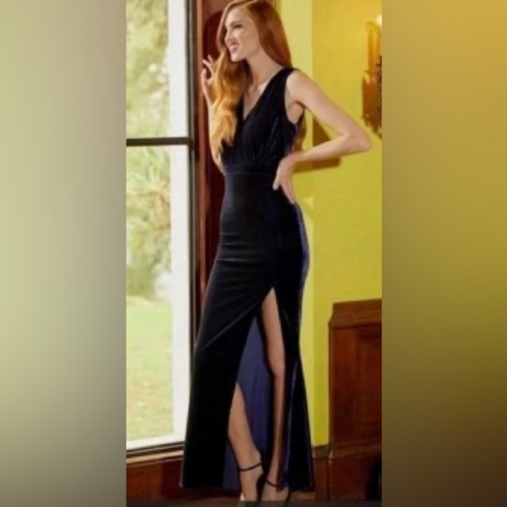 NWT Collectiff Angel Velvet Dress - Picture 7 of 7